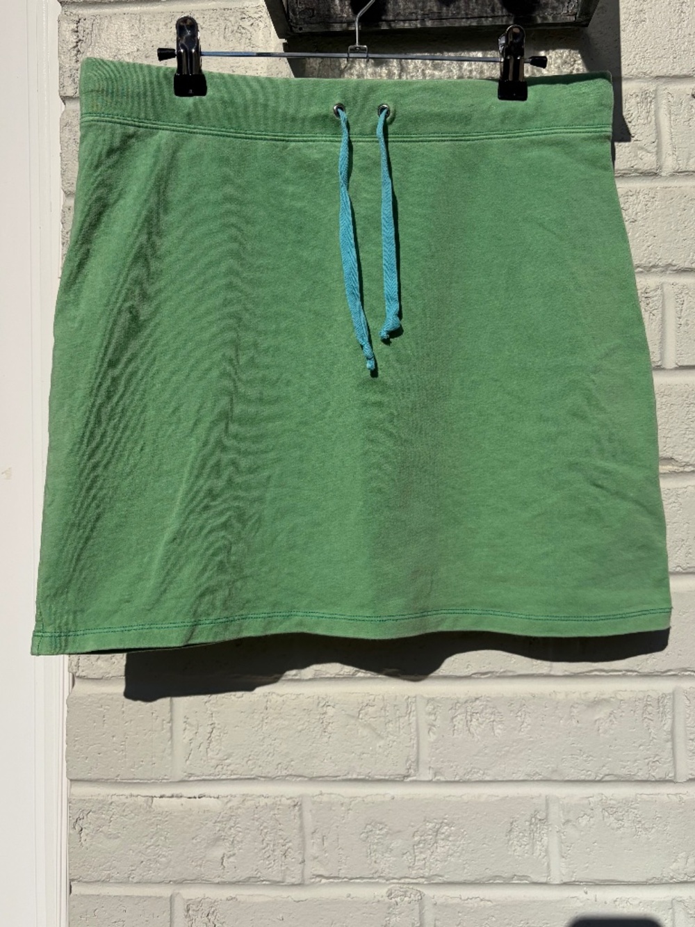 Boden cotton mini skirt green UK10/US 6